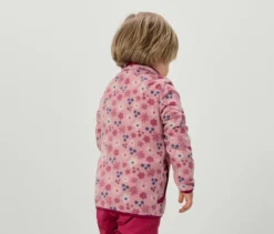 Kinder-Fleecejacke, geblümt