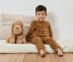 Kinder-Fleece-Pyjama