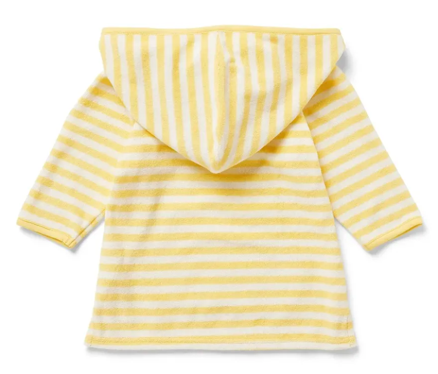 Kinder-Frottierponcho, gestreift