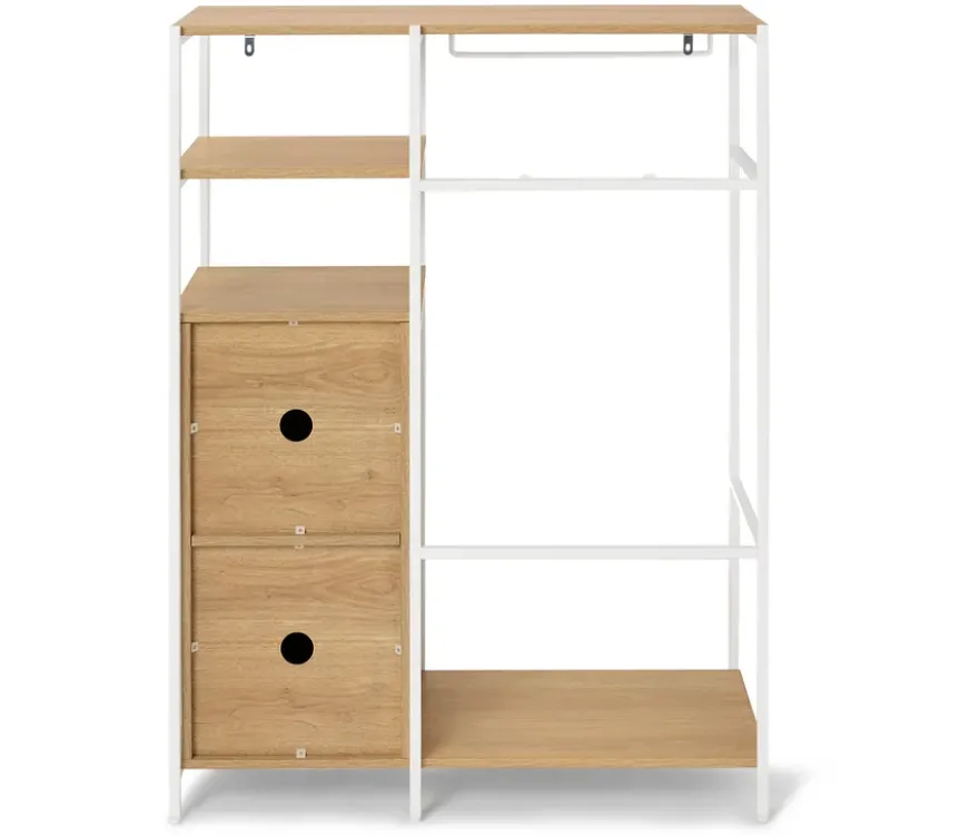 Kindergarderobe »GRADE« mit Türen und Kleiderstange