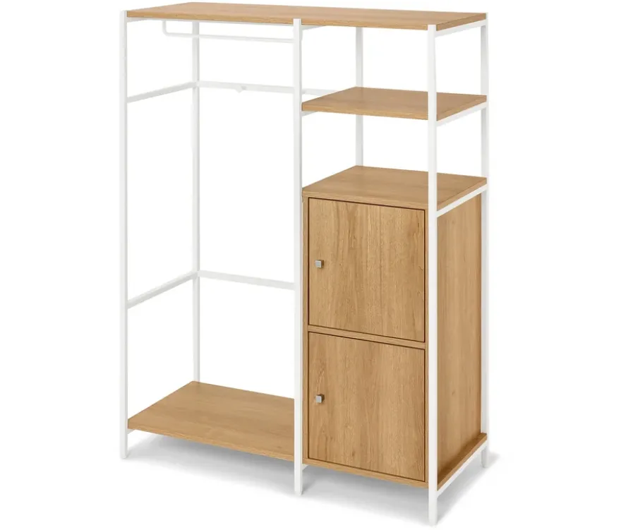 Kindergarderobe »GRADE« mit Türen und Kleiderstange