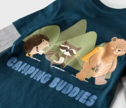 2 Kinder-2-in-1-Langarmshirts