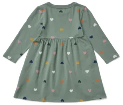 Kinder-Jerseykleid, Herzen