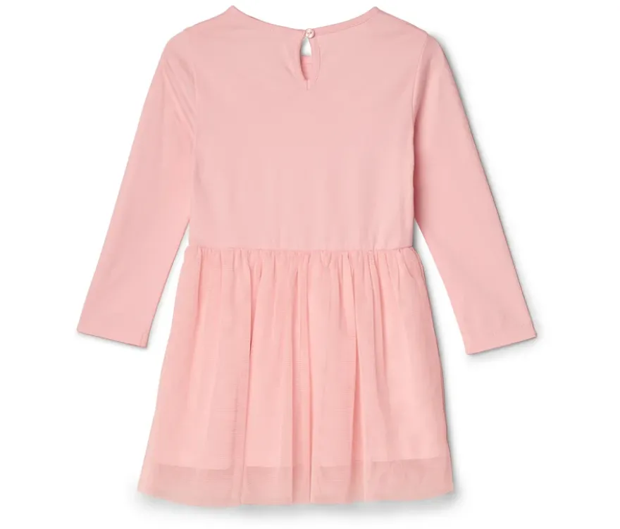 Kinder-Jerseykleid mit Pailletten