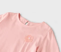 Kinder-Jerseykleid mit Pailletten