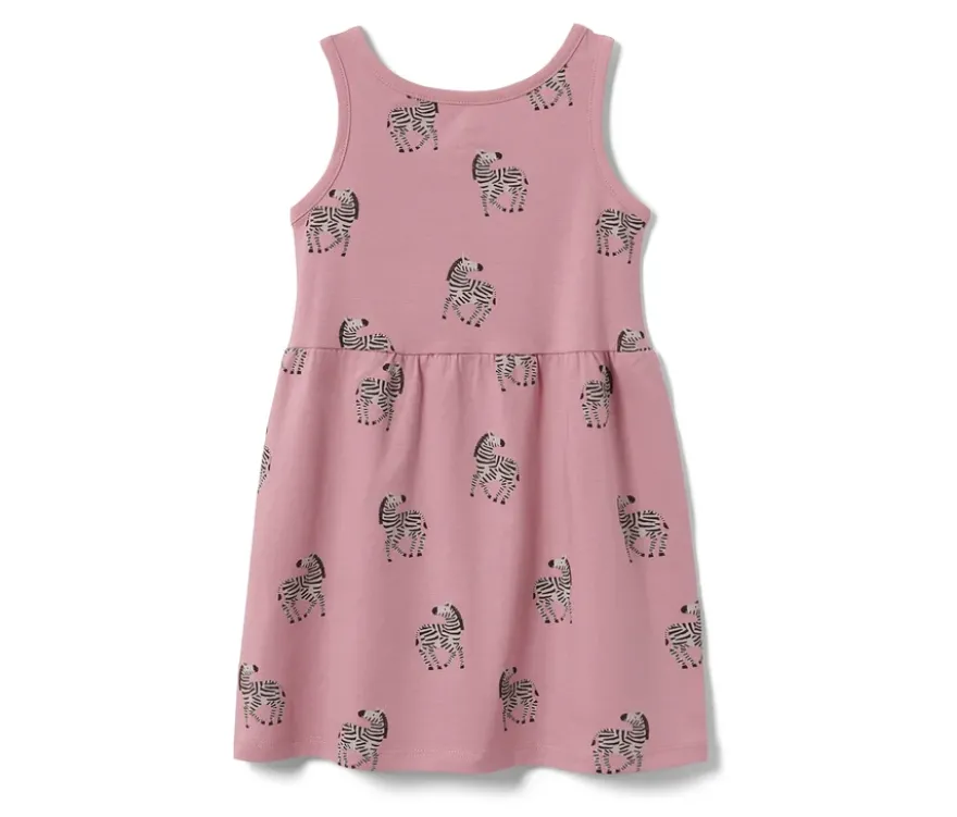 Kinder-Jerseykleid, Zebra