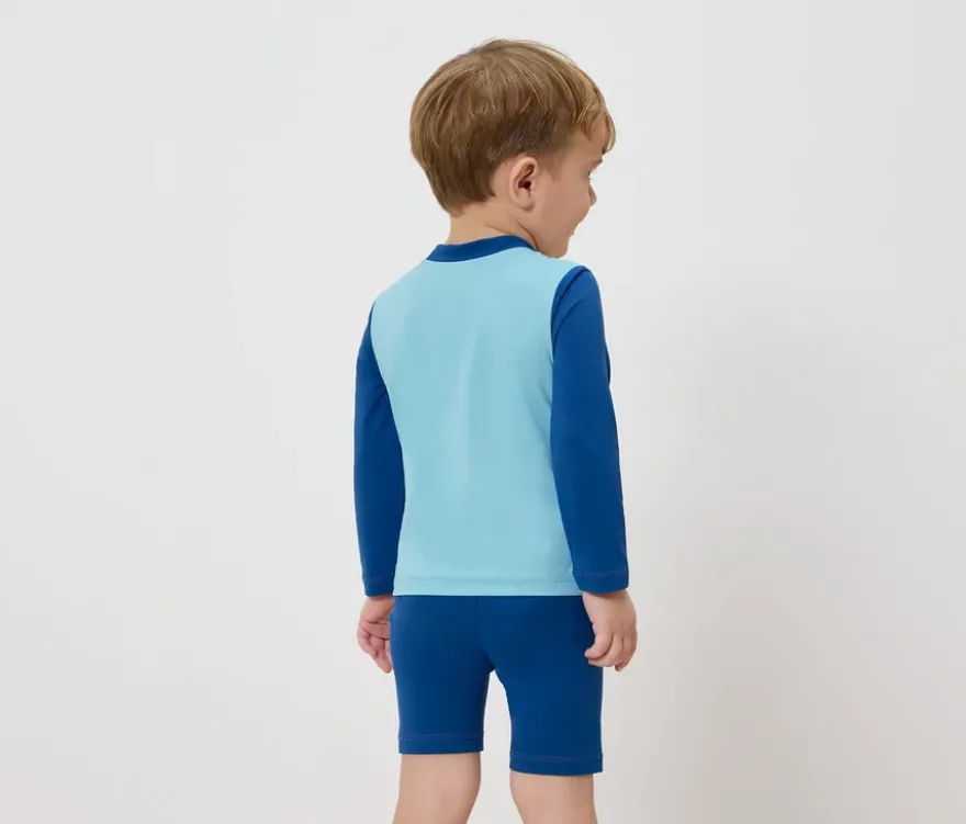 Kinder-Kombi mit UV-Schutzfaktor 50+, blau