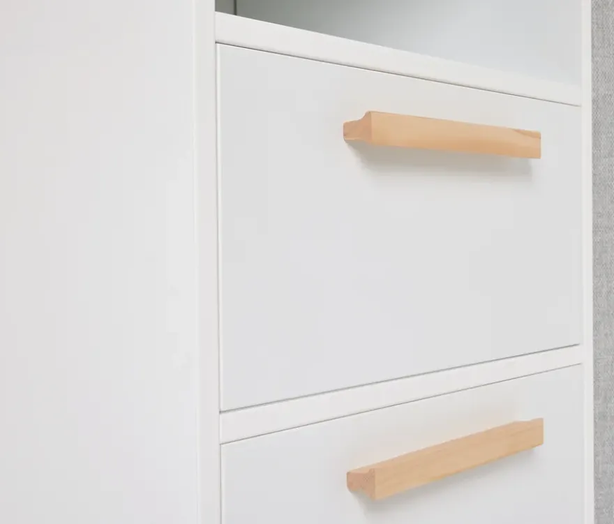 Kinderkommode »Leira« mit Schubladen und Kleiderstange