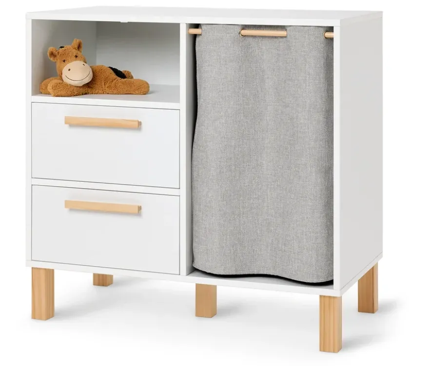 Kinderkommode »Leira« mit Schubladen und Kleiderstange