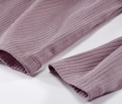 Kinder-Langarmshirt mit Rippstruktur