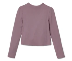 Kinder-Langarmshirt mit Rippstruktur