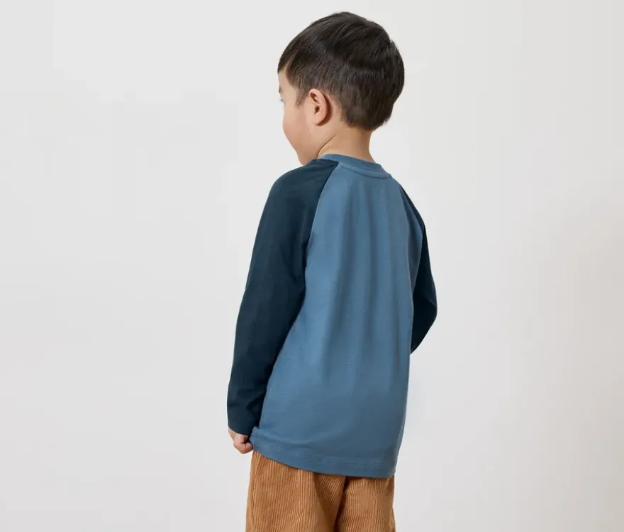 2 Kinder-Langarmshirts