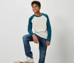 2 Kinder-Langarmshirts