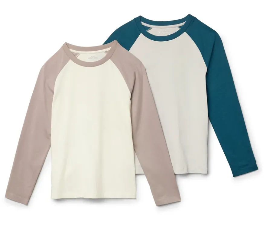 2 Kinder-Langarmshirts