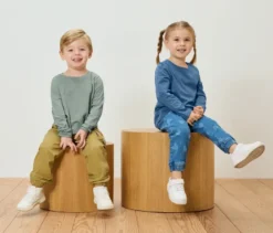 5 Kinder-Langarmshirts