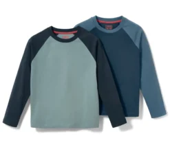 2 Kinder-Langarmshirts
