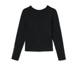 Kinder-Langarmshirt, schwarz
