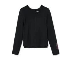 Kinder-Langarmshirt, schwarz