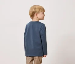 2 Kinder-Langarmshirts mit Applikation, Hase