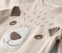 2 Kinder Langarmshirts, Waldtiere