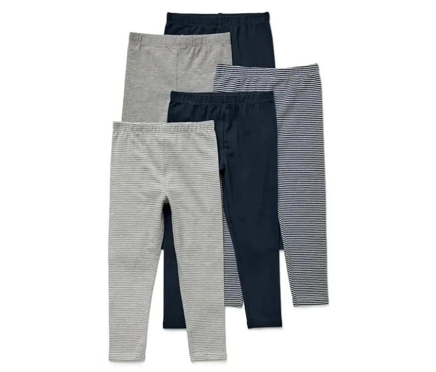 5 Kinder-Leggings, Basic