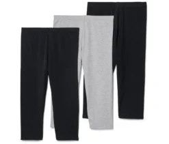 3 Kinder-Leggings in ¾-Länge