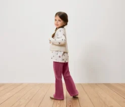 Kinder-Loungewear-Leggings, flared