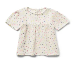 Kinder-Musselin-Bluse