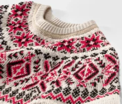 Kinder-Norweger-Strickpullover