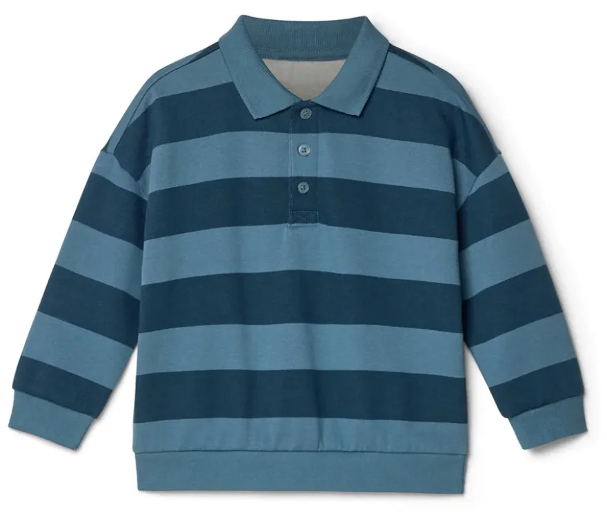 Kinder-Poloshirt mit angerauter Innenseite