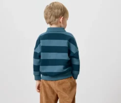 Kinder-Poloshirt mit angerauter Innenseite