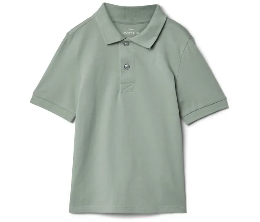2 Kinder-Poloshirts aus Baumwoll-Piqué