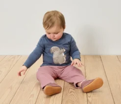 Kinder-Pull on pants Cord – Fit »Jona«, altrosa