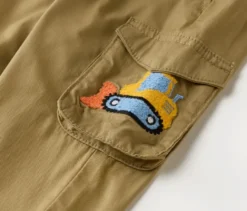 Kinder-Pull-on-Pants – Fit »Anton«, beige
