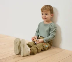 Kinder-Pull-on-Pants – Fit »Anton«, beige
