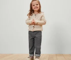 Kinder-Pull-on-Pants – Fit »Luca«, grau