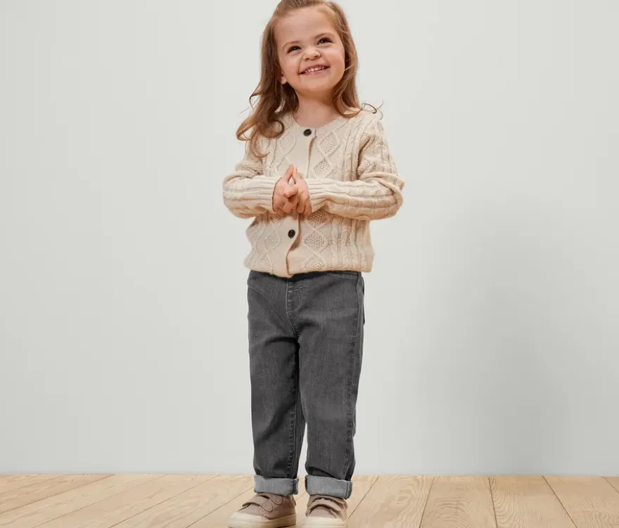 Kinder-Pull-on-Pants – Fit »Luca«, grau