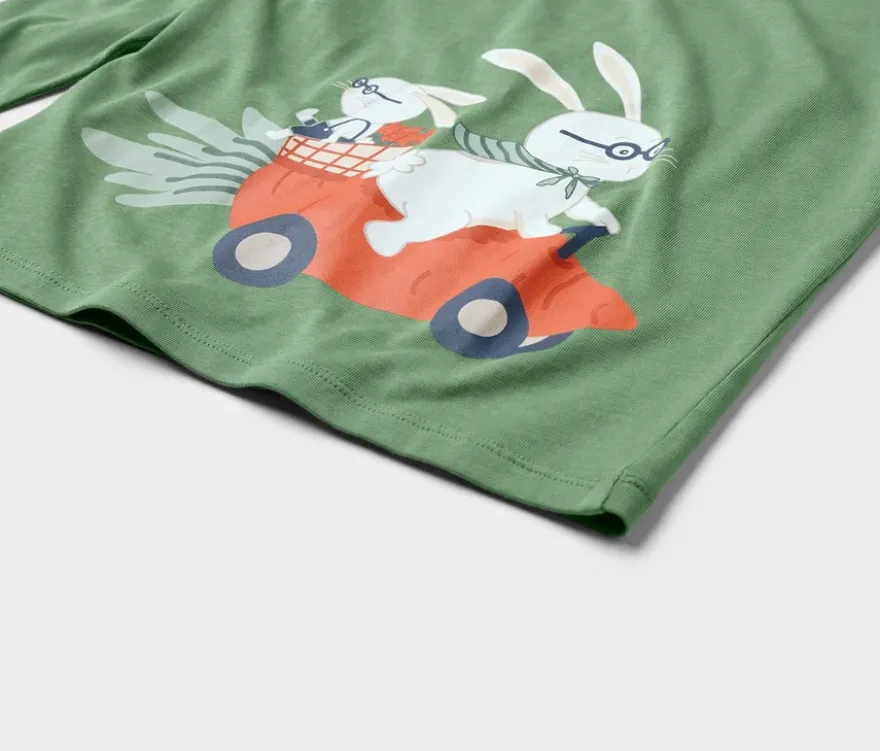 Kinder-Pyjama, grün