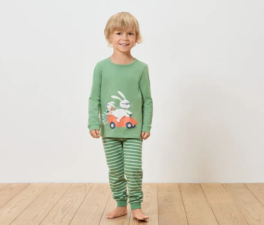 Kinder-Pyjama, grün
