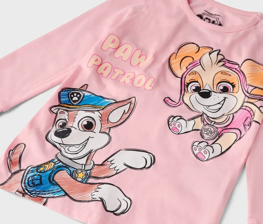Kinder-Pyjama »Paw Patrol«, rosa