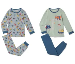 2 Kinder-Pyjamas, bagger