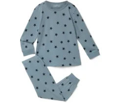 2 Kinder-Pyjamas, blau