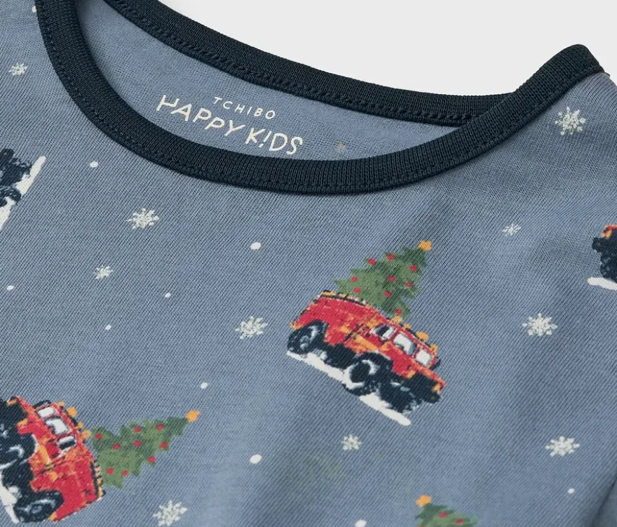2 Kinder-Pyjamas, Blau