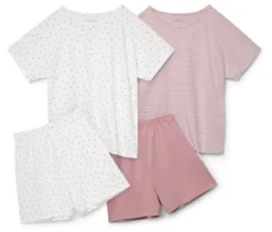 2 Kinder-Pyjamas, kurz
