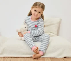 3 Kinder-Pyjamas, rosa