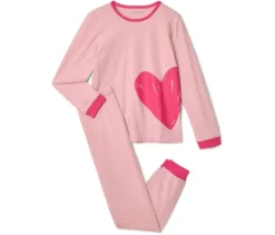 3 Kinder-Pyjamas, rosa