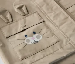 Kinder-Regenjacke, braun