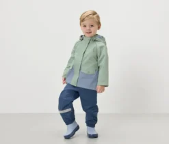 Kinder-Regenjacke, grün