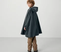 Kinder-Regenponcho, blau