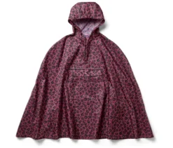 Kinder-Regenponcho, rosa mit Alloverprint